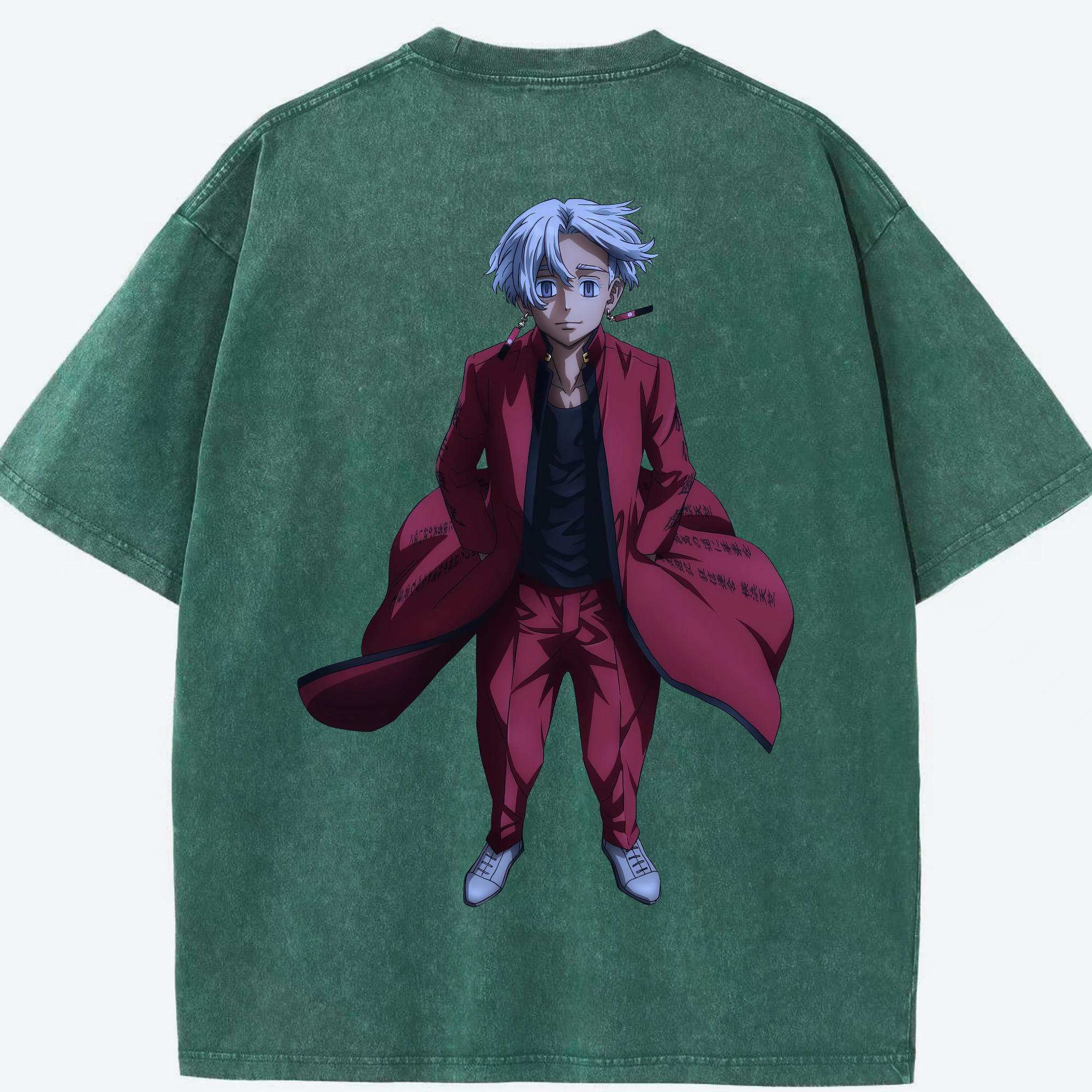 （画像用） 東京リベンジャーズ Tokyo Revengers 綿100% ヴィンテージ風 半袖Tシャツ（背面プリント）